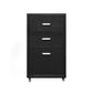 Traditional Cabinet Metal Vertical File with Drawers and Pedestal Cabinet Black 3 Clearhalo 'Filing Cabinets' 'filling_cabinets' 'furn' 'furn_filling_cabinets' 'Furniture' 'Office Furniture' 6398228