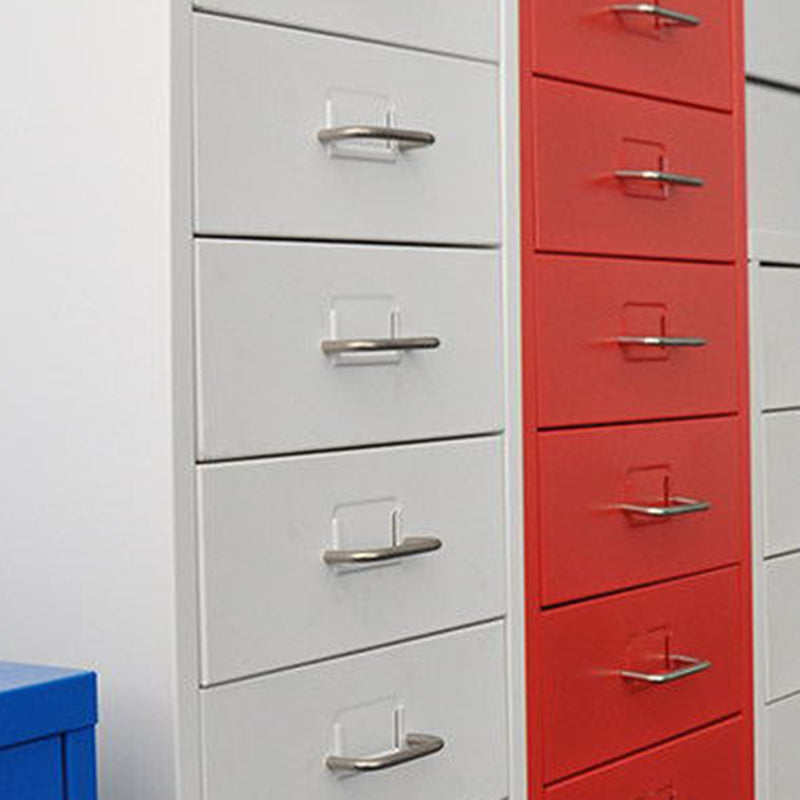Traditional Cabinet Metal Vertical File with Drawers and Pedestal Cabinet Clearhalo 'Filing Cabinets' 'filling_cabinets' 'furn' 'furn_filling_cabinets' 'Furniture' 'Office Furniture' 6398237