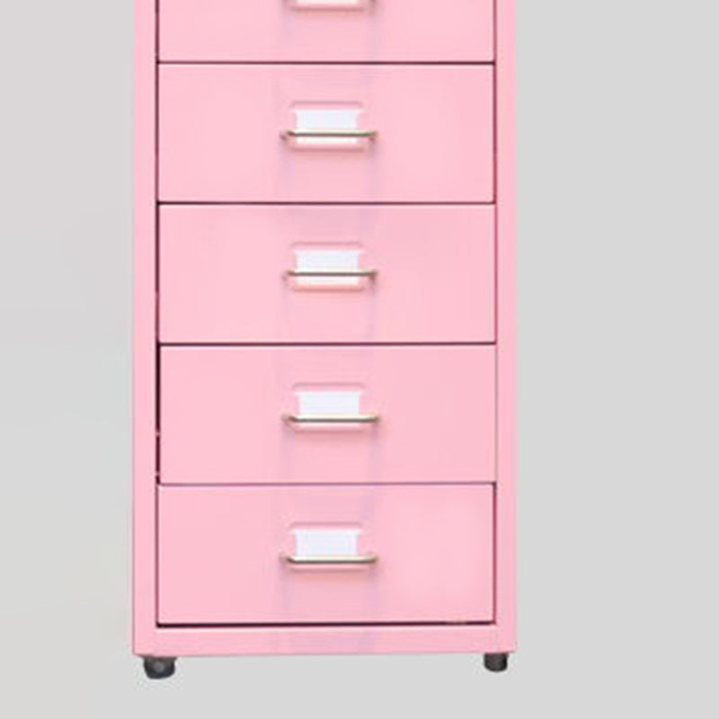 Traditional Cabinet Metal Vertical File with Drawers and Pedestal Cabinet Clearhalo 'Filing Cabinets' 'filling_cabinets' 'furn' 'furn_filling_cabinets' 'Furniture' 'Office Furniture' 6398245