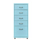 Traditional Cabinet Metal Vertical File with Drawers and Pedestal Cabinet Blue 5 Clearhalo 'Filing Cabinets' 'filling_cabinets' 'furn' 'furn_filling_cabinets' 'Furniture' 'Office Furniture' 6398246