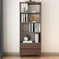 Modern Wooden Bookcase Standard Open Back Bookshelf with Drawers
