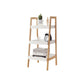 Contemporary Open Shelf Bookcase Bamboo Bookshelf with Shelves for Living Room