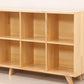 Contemporary Horizontal Shelf Bookcase Pine Bookshelf for Living Room Clearhalo 'Bookcases' 'furn' 'furn_bookcases' 'Furniture' 'Office Furniture' 6398530