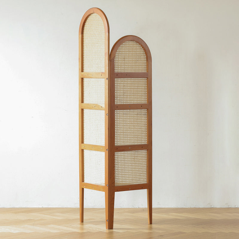 Hoek houten 4-laags plank hedendaagse boekenkast met planken