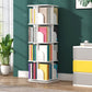 Contemporary Wooden Bookcase Closed Back Shelf Bookcase with Caster