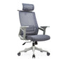 Modern Desk Chair Mesh Office Chair Conference Chair with Wheels Gray 1 Piece With Headrest Clearhalo 'furn' 'furn_office_chair' 'Furniture' 'Office Chairs' 'Office Furniture' 'office_chair' 6400337