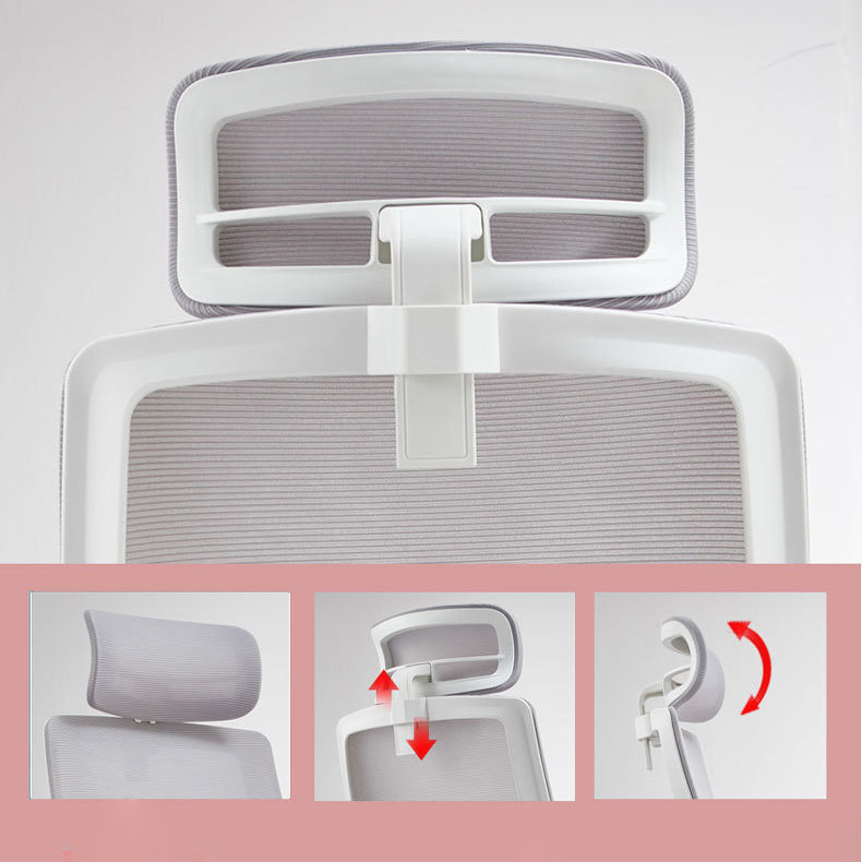 Modern Desk Chair Mesh Office Chair Conference Chair with Wheels Clearhalo 'furn' 'furn_office_chair' 'Furniture' 'Office Chairs' 'Office Furniture' 'office_chair' 6400342