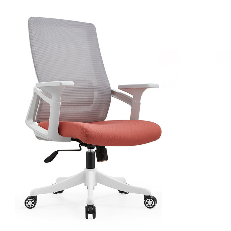 Modern Desk Chair Mesh Office Chair Conference Chair with Wheels Clearhalo 'furn' 'furn_office_chair' 'Furniture' 'Office Chairs' 'Office Furniture' 'office_chair' 6400350