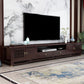 Traditional TV Media Stand Open Shelving Rubberwood TV Stand Console with Drawers Clearhalo 'furn' 'furn_tv_stands_entertainment_centers' 'Furniture' 'Living Room Furniture' 'TV Stands & Entertainment Centers' 'TV Stands & Media Storage Furniture' 'tv_stands_entertainment_centers' 6400767
