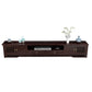 Traditional TV Media Stand Open Shelving Rubberwood TV Stand Console with Drawers Dark Wood Clearhalo 'furn' 'furn_tv_stands_entertainment_centers' 'Furniture' 'Living Room Furniture' 'TV Stands & Entertainment Centers' 'TV Stands & Media Storage Furniture' 'tv_stands_entertainment_centers' 6400768