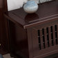 Traditional TV Media Stand Open Shelving Rubberwood TV Stand Console with Drawers Clearhalo 'furn' 'furn_tv_stands_entertainment_centers' 'Furniture' 'Living Room Furniture' 'TV Stands & Entertainment Centers' 'TV Stands & Media Storage Furniture' 'tv_stands_entertainment_centers' 6400779