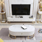 Scandinavian TV Media Stand 16" W Enclosed Storage TV Stand Console with Drawers Clearhalo 'furn' 'furn_tv_stands_entertainment_centers' 'Furniture' 'Living Room Furniture' 'TV Stands & Entertainment Centers' 'TV Stands & Media Storage Furniture' 'tv_stands_entertainment_centers' 6400846