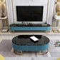 Scandinavian TV Media Stand 16" W Enclosed Storage TV Stand Console with Drawers Clearhalo 'furn' 'furn_tv_stands_entertainment_centers' 'Furniture' 'Living Room Furniture' 'TV Stands & Entertainment Centers' 'TV Stands & Media Storage Furniture' 'tv_stands_entertainment_centers' 6400847