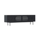 Solid Wood TV Media Console Industrial TV Stand for Living Room Black Clearhalo 'furn' 'furn_tv_stands_entertainment_centers' 'Furniture' 'Living Room Furniture' 'TV Stands & Entertainment Centers' 'TV Stands & Media Storage Furniture' 'tv_stands_entertainment_centers' 6400864