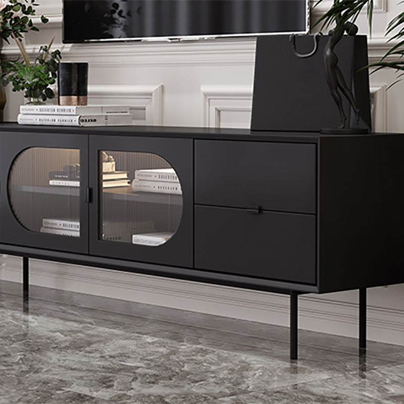 Solid Wood TV Media Console Industrial TV Stand for Living Room Clearhalo 'furn' 'furn_tv_stands_entertainment_centers' 'Furniture' 'Living Room Furniture' 'TV Stands & Entertainment Centers' 'TV Stands & Media Storage Furniture' 'tv_stands_entertainment_centers' 6400865