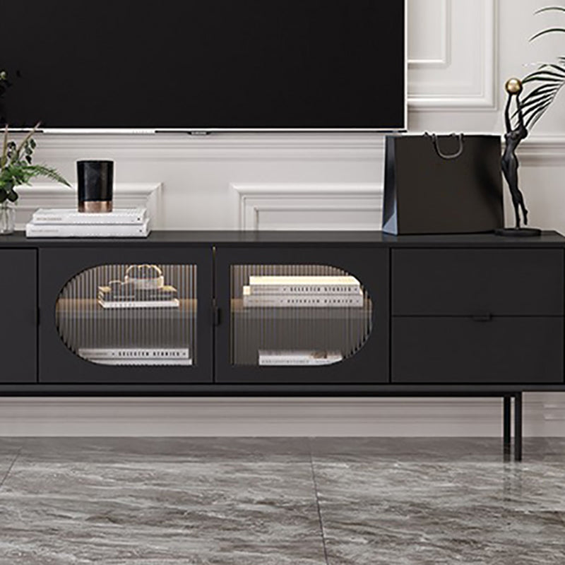Solid Wood TV Media Console Industrial TV Stand for Living Room Clearhalo 'furn' 'furn_tv_stands_entertainment_centers' 'Furniture' 'Living Room Furniture' 'TV Stands & Entertainment Centers' 'TV Stands & Media Storage Furniture' 'tv_stands_entertainment_centers' 6400867
