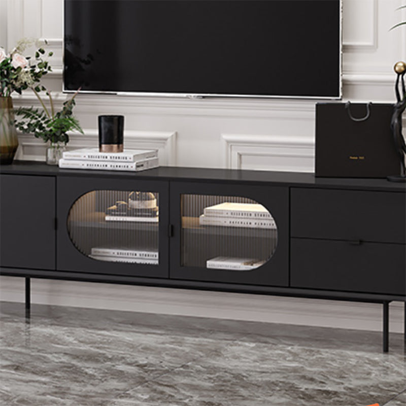 Solid Wood TV Media Console Industrial TV Stand for Living Room Clearhalo 'furn' 'furn_tv_stands_entertainment_centers' 'Furniture' 'Living Room Furniture' 'TV Stands & Entertainment Centers' 'TV Stands & Media Storage Furniture' 'tv_stands_entertainment_centers' 6400868