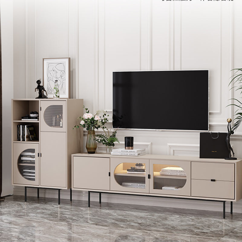 Solid Wood TV Media Console Industrial TV Stand for Living Room Clearhalo 'furn' 'furn_tv_stands_entertainment_centers' 'Furniture' 'Living Room Furniture' 'TV Stands & Entertainment Centers' 'TV Stands & Media Storage Furniture' 'tv_stands_entertainment_centers' 6400870