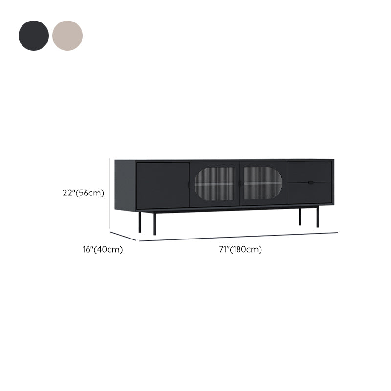 Solid Wood TV Media Console Industrial TV Stand for Living Room Clearhalo 'furn' 'furn_tv_stands_entertainment_centers' 'Furniture' 'Living Room Furniture' 'TV Stands & Entertainment Centers' 'TV Stands & Media Storage Furniture' 'tv_stands_entertainment_centers' 6400872