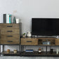 Industrial TV Media Console Solid Wood TV Stand with Drawers Clearhalo 'furn' 'furn_tv_stands_entertainment_centers' 'Furniture' 'Living Room Furniture' 'TV Stands & Entertainment Centers' 'TV Stands & Media Storage Furniture' 'tv_stands_entertainment_centers' 6400883