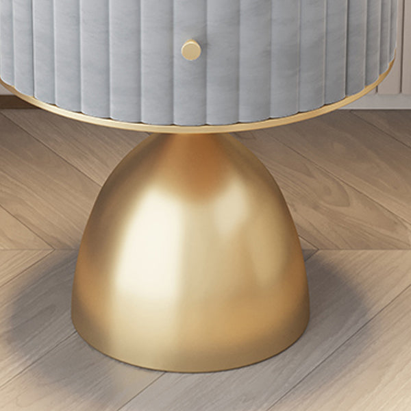 Contemporary Accent Table Nightstand Stone Bedside Cabinet with Drawer Clearhalo 'Bedroom Furniture' 'furn' 'furn_night_stand' 'Furniture' 'night_stand' 'Nightstands' 6401354