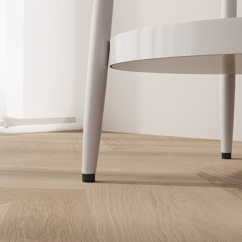 1 armoire de chevet en pierre d'étagère table de nuit contemporaine avec jambes, 19,7 "de haut