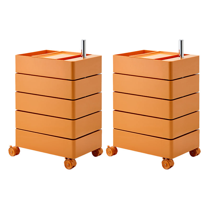 12,5 "W x 24" H moderno comodino di accento di plastica comodino per soggiorno