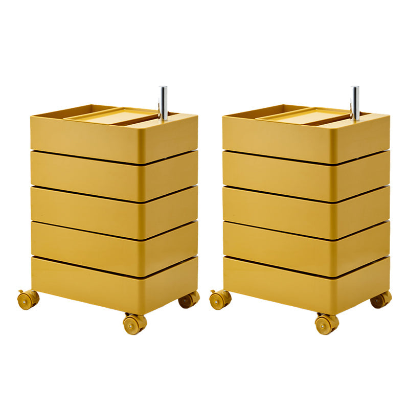 12,5 "W x 24" H moderno comodino di accento di plastica comodino per soggiorno