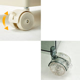 12,5 "W x 24" H moderno comodino di accento di plastica comodino per soggiorno