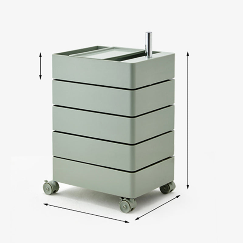 12,5 "W x 24" H moderno comodino di accento di plastica comodino per soggiorno