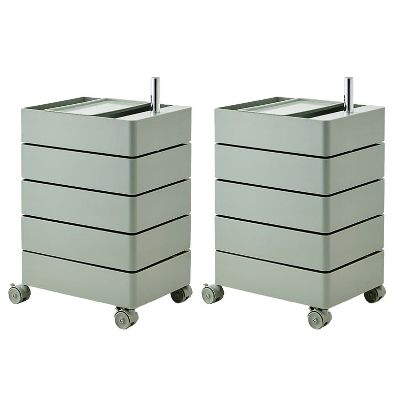 12,5 "W x 24" H moderno comodino di accento di plastica comodino per soggiorno