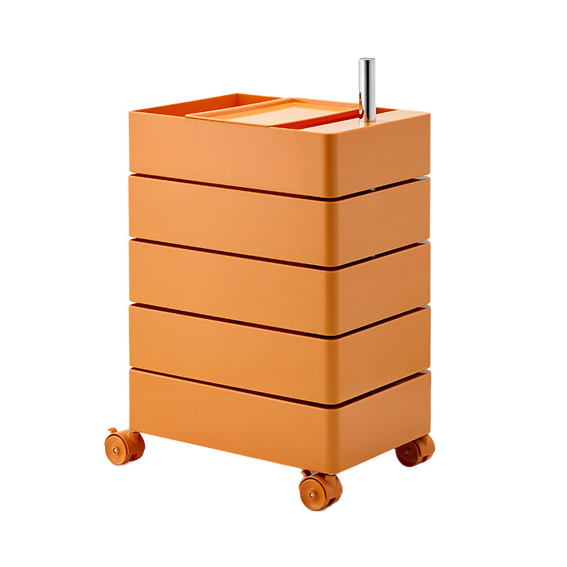 12,5 "W x 24" H moderno comodino di accento di plastica comodino per soggiorno