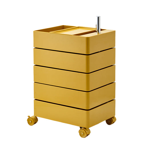 12,5 "W x 24" H moderno comodino di accento di plastica comodino per soggiorno