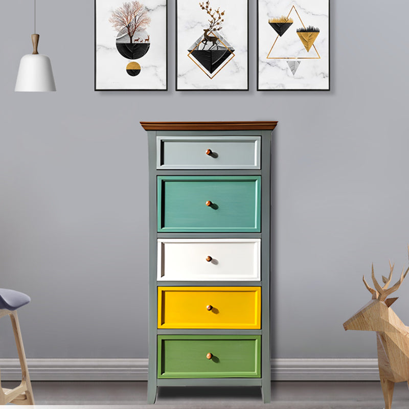 Vertical Nautical Wooden Storage Chest Bedroom Chest with Drawers Clearhalo 'Bedroom Furniture' 'Dressers & Chests' 'dressers_chests' 'furn' 'furn_dressers_chests' 'Furniture' 6401492