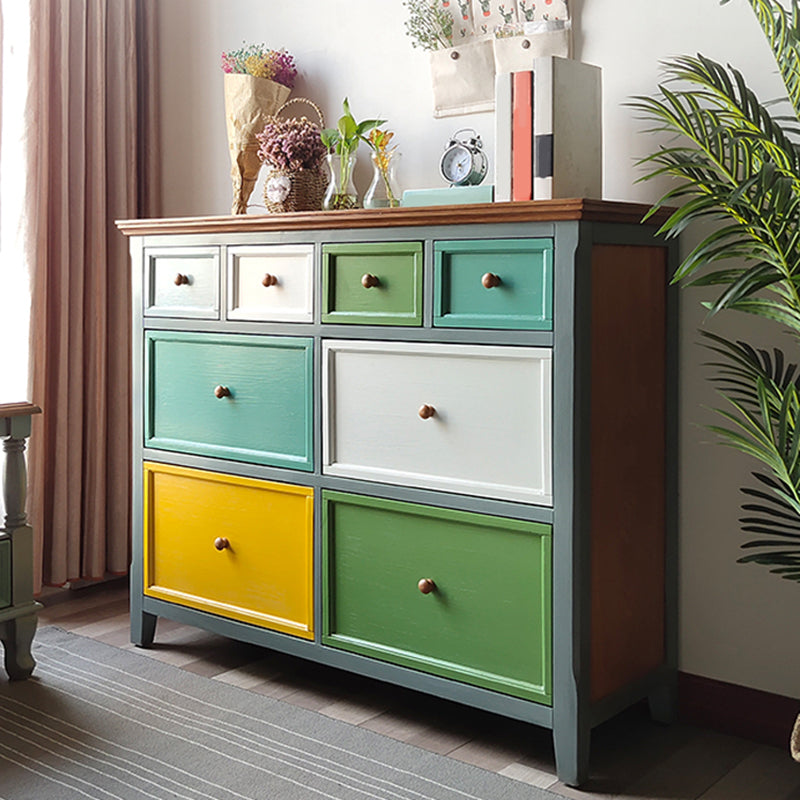 Vertical Nautical Wooden Storage Chest Bedroom Chest with Drawers Clearhalo 'Bedroom Furniture' 'Dressers & Chests' 'dressers_chests' 'furn' 'furn_dressers_chests' 'Furniture' 6401497