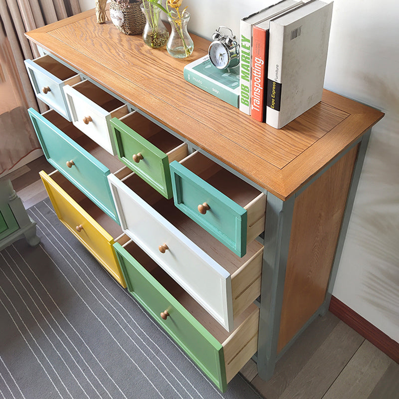 Vertical Nautical Wooden Storage Chest Bedroom Chest with Drawers Clearhalo 'Bedroom Furniture' 'Dressers & Chests' 'dressers_chests' 'furn' 'furn_dressers_chests' 'Furniture' 6401504