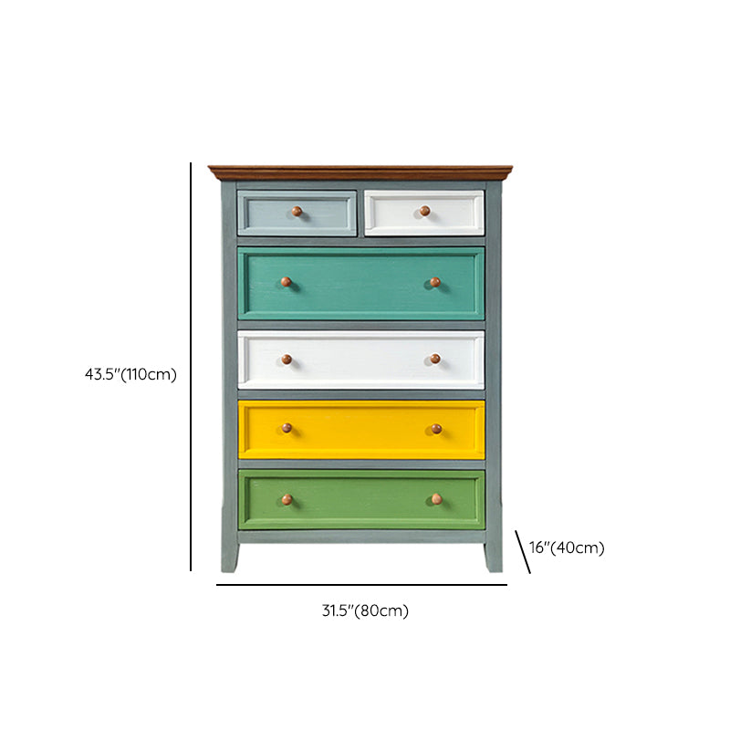 Vertical Nautical Wooden Storage Chest Bedroom Chest with Drawers Clearhalo 'Bedroom Furniture' 'Dressers & Chests' 'dressers_chests' 'furn' 'furn_dressers_chests' 'Furniture' 6401509