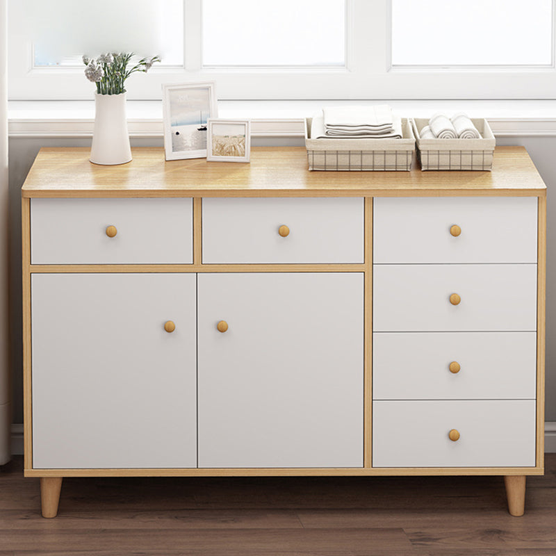 Cassettiera moderna in legno realizzata con larghezza di 14,82 pollici