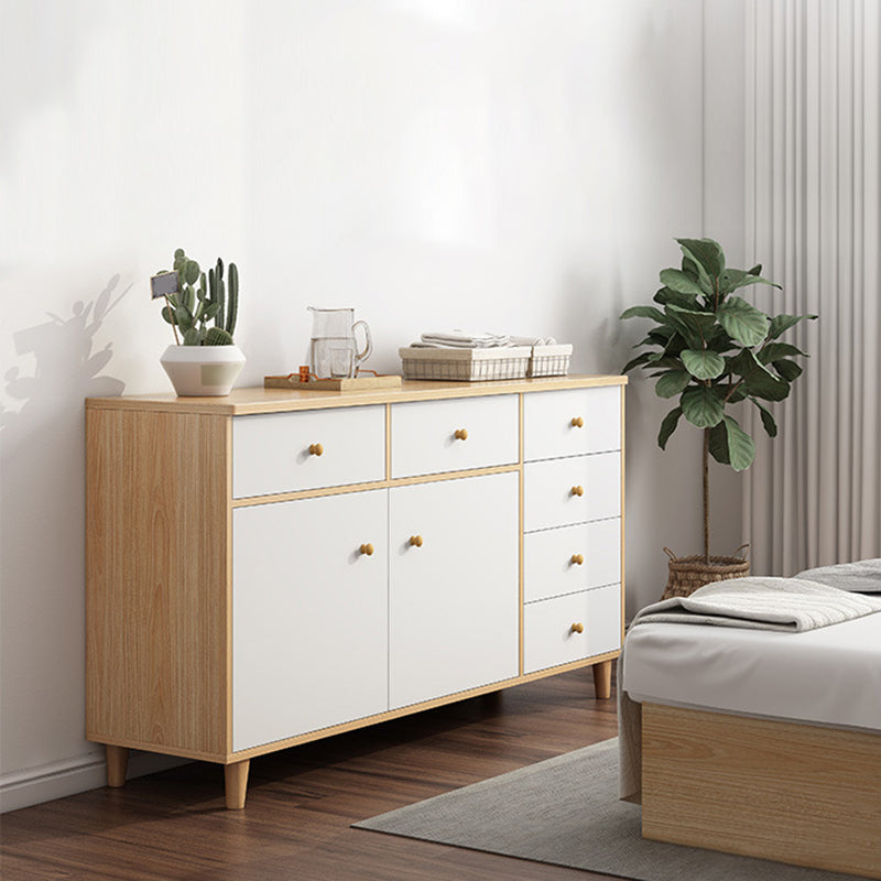 Cassettiera moderna in legno realizzata con larghezza di 14,82 pollici