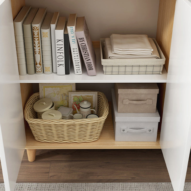 Cassettiera moderna in legno realizzata con larghezza di 14,82 pollici