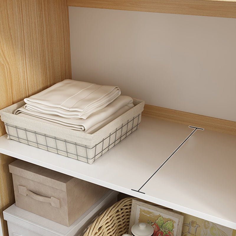 Cassettiera moderna in legno realizzata con larghezza di 14,82 pollici