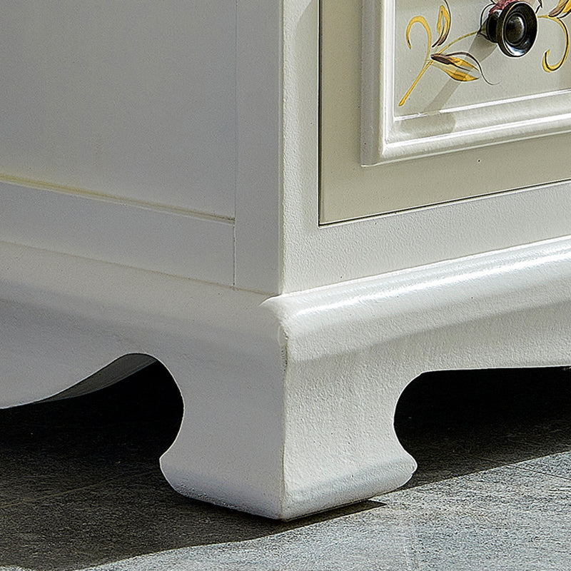 Cassettiera portaoggetti orizzontale in legno per camera da letto nautica con 10 cassetti