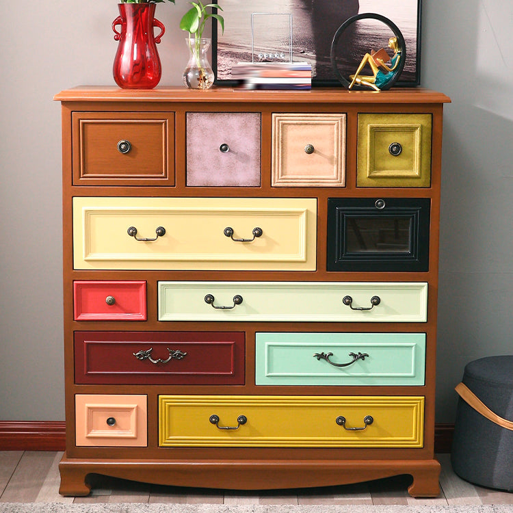 Coastal Dresser Solid Wood Storage Chest Dresser with 8/10/12 Drawers