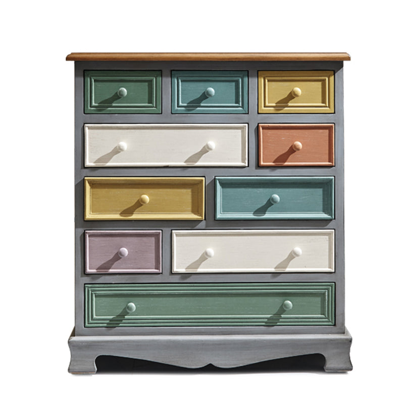 Coastal Dresser Solid Wood Storage Chest Dresser with 8/10/12 Drawers