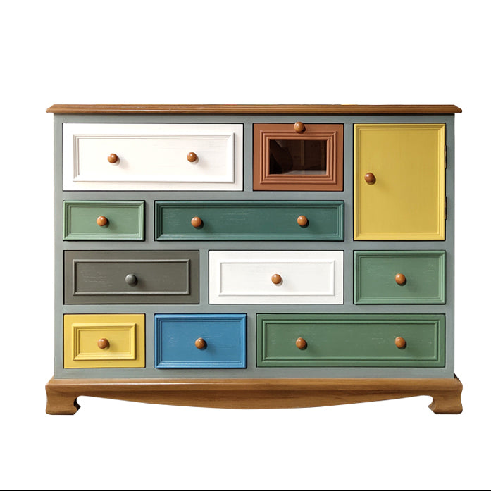 Coastal Dresser Solid Wood Storage Chest Dresser with 8/10/12 Drawers