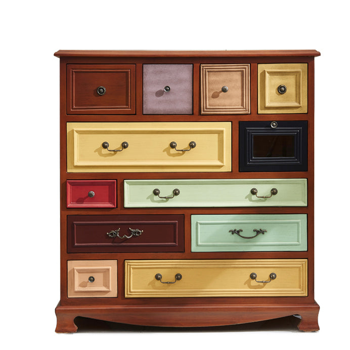 Coastal Dresser Solid Wood Storage Chest Dresser with 8/10/12 Drawers