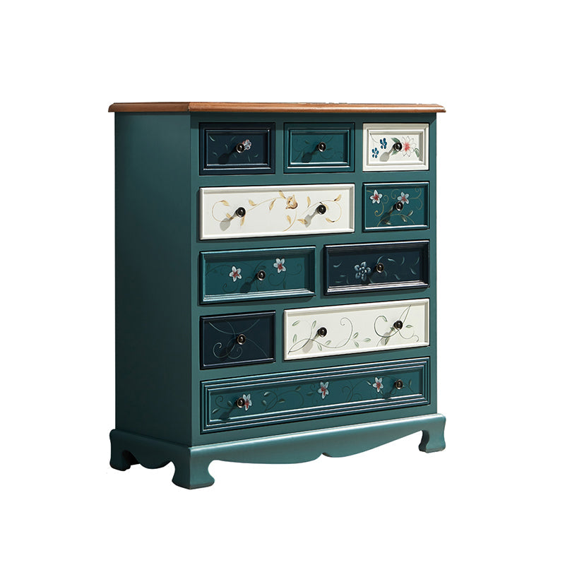 Coastal Storage Chest Dressoir Massief houten dressoir met 4/8/10/12 laden