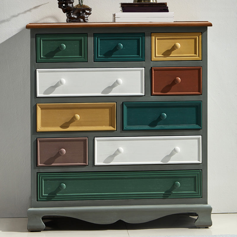 Coastal Storage Chest Dressoir Massief houten dressoir met 4/8/10/12 laden