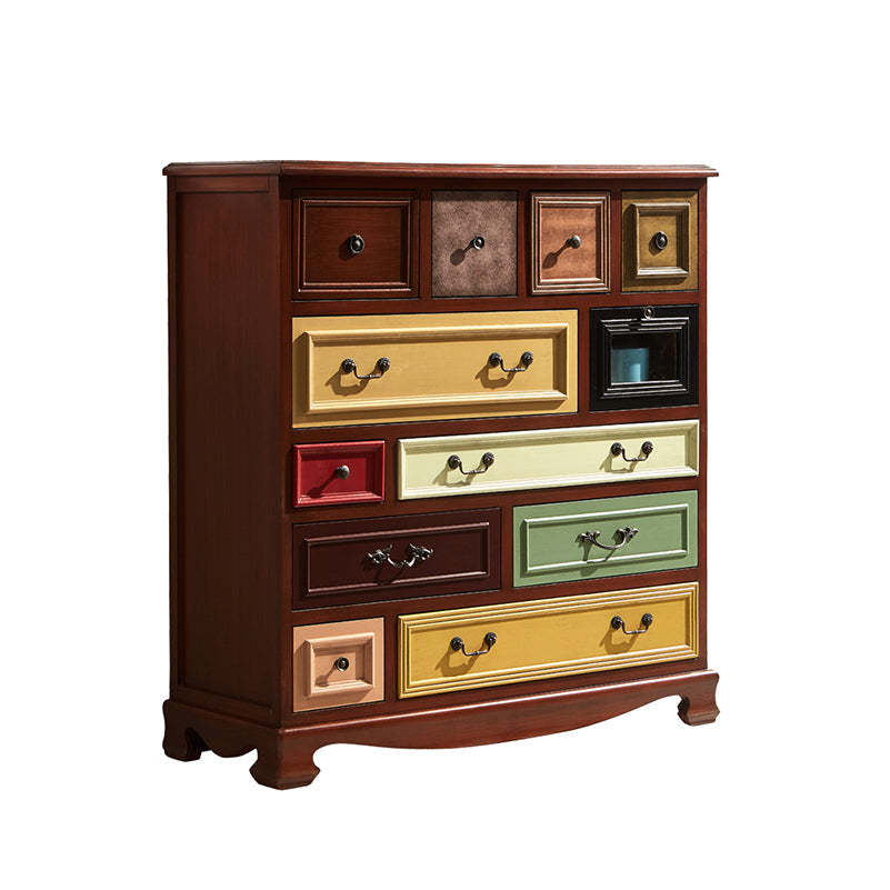 Coastal Storage Chest Dressoir Massief houten dressoir met 4/8/10/12 laden