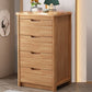Moderne opbergkist van 15,6 inch breed, massief houten opbergkist, dressoir